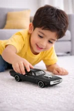 FF7 Premium Metal Toy Car 1:64 Scale | Mini Diecast Muscle Car for Kids ( Blavk, Pack of: 1) [AA1102/195] - Image 3