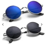 UV Protection Round Sunglasses (Free Size) on - Image 6