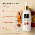 Good Vibes Ubtan De Tan Glow Face Wash | Tan Removal Brightening Cleansing | Gentle Face Wash (120 ml)[AA1098/76] - Image 3