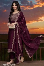 Womens duppatta set, kurti pant and duppataa, tredy kurta set [AA1097 / 18]