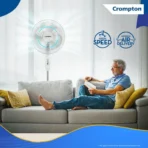 Hispeed Gale Classic with 1 Year Warranty Anti Dust 400 mm Pedestal Fan (KD White |Pack of 1) (AA1102) - Image 3