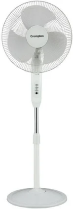 Hispeed Gale Classic with 1 Year Warranty Anti Dust 400 mm Pedestal Fan (KD White |Pack of 1) (AA1102)