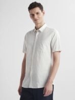 Men Slim Fit Self Design Casual Shirt [AA1096/158] - Image 3