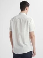 Men Slim Fit Self Design Casual Shirt [AA1096/158] - Image 2