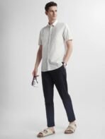 Men Slim Fit Self Design Casual Shirt [AA1096/158] - Image 5