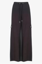 Women Solid Black Track Pants [AA1096/154] - Image 3