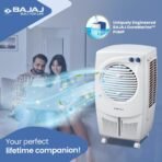 Bajaj PX25 Torque Personal Air Cooler 24L For Home | Cooler For Room | Inverter Compatible | 16Ft Powerful Air Throw | High Speed Fan | 1 Year Warranty【White】[AA1096/59] - Image 4