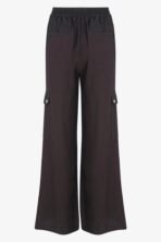Women Solid Black Track Pants [AA1096/154] - Image 4