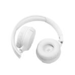 JBL Tune 510BT, On Ear Wireless Headphones with Mic, up to 40 Hours Playtime, Pure Bass, Quick Charging, Dual Pairing, Bluetooth 5.0 & Voice Assistant Support for Mobile Phones (White) [AA1096/140] - Image 3