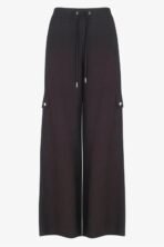 Women Solid Black Track Pants [AA1096/154] - Image 2