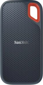SanDisk E61 2 TB External Solid State Drive (SSD) 1050 MB/s, Window,Mac OS,Android, Portable,Type C Enabled, USB 3.2 (Black, Red) [AA1096/123] - Image 2