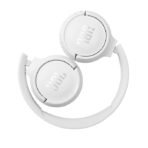 JBL Tune 510BT, On Ear Wireless Headphones with Mic, up to 40 Hours Playtime, Pure Bass, Quick Charging, Dual Pairing, Bluetooth 5.0 & Voice Assistant Support for Mobile Phones (White) [AA1096/140] - Image 4
