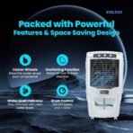 90 L Desert Air Cooler (Grey and White, Victor 90 DX) [AA1096/55] - Image 3