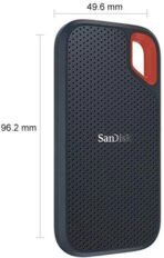 SanDisk E61 2 TB External Solid State Drive (SSD) 1050 MB/s, Window,Mac OS,Android, Portable,Type C Enabled, USB 3.2 (Black, Red) [AA1096/123] - Image 4
