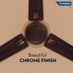 Hillbriz Neo with 2 Year Warranty 1200 mm Ceiling Fan (1 Star | Smoke Brown | Pack of 1) [AA1096/122] - Image 2