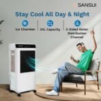 34 L Room/Personal Air Cooler (White, Glacier X) [AA1096/86] - Image 3