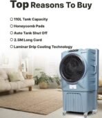 110 L Desert Air Cooler (Grey, Desert) [AA1096/58] - Image 5