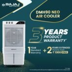 90 L Desert Air Cooler for Larger Room Big Ice Chamber High-Speed Cooling 90Ft Air Throw Inverter Compatible (White, DMH90 Neo) [AA1096/87] - Image 3