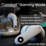 Z40 with ENC Mic, 60Hr Battery, Metal Finish, Low Latency, 5.3v Bluetooth Headset (White, True Wireless) [AA1096/164] - Image 4