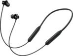 OnePlus Bullets Wireless Z2 ANC Bluetooth in Ear Earphones with Mic, 45dB Hybrid ANC, Bombastic Bass - 12.4 mm Drivers, 10 Mins Charge - 20 Hrs Music, 28 Hrs Battery (Booming Black)[AA1096/127]