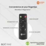 Ujala Prime BLDC with Remote BEE Star Rated with 3 Year Warranty BLDC Motor with Remote 1200 mm Ceiling Fan (5 Star | White | Pack of 1) [AA1096/78] - Image 3