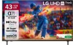 AI TV UA8200 108 cm (43 inch) Ultra HD (4K) LED Smart WebOS TV 2025 Edition with Alpha7 AI Processor 4K Gen8 | 4K Super Upscaling | AI Picture Pro | 4K Expression Enhancer | NEW AI Magic Remote Compatible | AI Search with MS Copilot | AI Sound Pro (9.1.2 ch) | Dolby Atmos | Chromecast Built-in (43UA82006LA) [AA1096/152] - Image 2