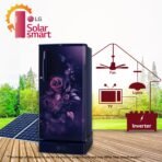 185 L Direct Cool Single Door 4 Star Refrigerator with Base Drawer  with Smart Inverter Compressor (Blue Euphoria, GL-D199OBEY) [AA1096/69] - Image 2