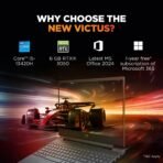 HP Intel Core i5 13th Gen 13420 H - (16 GB/512 GB SSD/Windows 11 Home/6 GB Graphics/NVIDIA GeForce RTX 3050) C25VSPA#ACJ Gaming Laptop (15.6 Inch, Blue, With MS Office) [AA1096/146] - Image 3