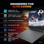 HP Intel Core i5 13th Gen 13420 H - (16 GB/512 GB SSD/Windows 11 Home/6 GB Graphics/NVIDIA GeForce RTX 3050) C25VSPA#ACJ Gaming Laptop (15.6 Inch, Blue, With MS Office) [AA1096/146] - Image 4