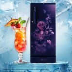 185 L Direct Cool Single Door 4 Star Refrigerator with Base Drawer  with Smart Inverter Compressor (Blue Euphoria, GL-D199OBEY) [AA1096/69]
