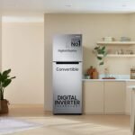 236 L Frost Free Double Door 3 Star Convertible Refrigerator  with Digital Inverter and Display (Elegant Inox, RT28C3733S8/HL) [AA1096/67]