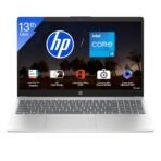 HP 15, 13th Gen Intel Core i5-1335U (16GB DDR4,512GB SSD) FHD, Anti-Glare,Micro-Edge, 15.6''/39.6cm, Win11, M365(1yr)* Office24, Silver,1.59kg, fd0467tu, Iris Xe, FHD Camera w/Shutter, Backlit Laptop [AA1096/151]