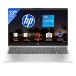HP 15, 13th Gen Intel Core i5-1335U (16GB DDR4,512GB SSD) FHD, Anti-Glare,Micro-Edge, 15.6''/39.6cm, Win11, M365(1yr)* Office24, Silver,1.59kg, fd0467tu, Iris Xe, FHD Camera w/Shutter, Backlit Laptop [AA1096/151]