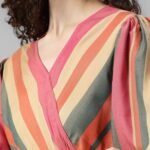 Krunal Raiyani Women Striped Daily Anarkali Kurta[AA1097/47]