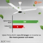 Orient Electric Ujala Prime BLDC with Remote BEE Star Rated with 3 Year Warranty BLDC Motor with Remote 1200 mm Ceiling Fan  (AA1104/165) - Image 3