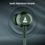 boAt Rockerz 110 with 40 HRS Playback, ENx Technology, Beast Mode & ASAP Charge Bluetooth (Fern Green & Deep Purple, In the Ear) - Image 4