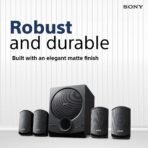 SONY New SA-D40M2 All In One 4.1ch Home Theatre system with Powerful Subwoofer 100 W Bluetooth Home Audio Speaker (Black, 4.1 Channel)[AA1097/87]