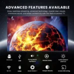 Ultra 102 cm (43 inch) HD LED Smart Android TV with Voice Command App | 5000+ Free Movies | 30W Sonic Boom Speakers | 500+ Certified Apps | Virtual Remote | Mobile Screen Cast