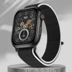 Fire-Boltt Brillia Pro 51.3mm (2.02) Largest AMOLED Display, Bluetooth Calling,Premium Look Smartwatch ( Black Nylon Strap , Free Size) [AA1102/149]