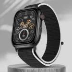 Fire-Boltt Brillia Pro 51.3mm (2.02) Largest AMOLED Display, Bluetooth Calling,Premium Look Smartwatch ( Black Nylon Strap , Free Size) [AA1102/149]