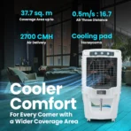 90 LDesert Air Cooler (Grey And White, Victor 90 DX) [AA1102/125] - Image 4