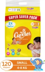 Super Saver Pack Pant Style Diaper -S (120 Pieces) [AA1102/122]