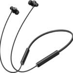 రియల్‌మీ Buds Wireless 5 with 50dB ANC, 360 degree Spatial Audio, IP55 and 38hrs Playback హెడ్‌సెట్ (మిడ్‌నైట్ బ్ల్యాక్)[AA1097/46]