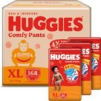 Comfy baby diaper pants, upto 50% faster absorption - Size XL [AA1097 / 9]