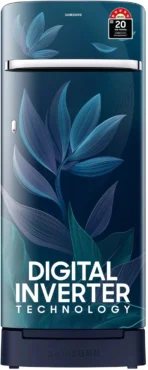 215 L Direct Cool Single Door 5 Star Refrigerator  with Digital Inverter (Paradise Bloom Blue , RR23D2H359U/HL) [AA1102/218]