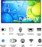 108 cm (43 inch) Full HD LED Smart Tizen TV 2025 Edition with Voice Assistance Remote Control | 100+ Free Channels | HDR 10+ Support | PurColor | Samsung Knox Security | Digital Tuner | Object Tracking Sound Lite | Adaptive Sound | Q-Symphony(UA43F5550FUXXL) [AA1096/37] - Image 3
