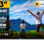 109 cm (43 inch) QLED Ultra HD (4K) Smart Google TV 2025 Edition with Dolby Atmos , and 40 w downfiring speaker (43UHDQRVSAQ) [AA1102/114]