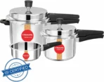 stainless steel 2 L, 3 L, 5 L Induction Bottom Pressure Cooker (AA1104/244)
