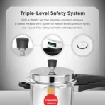 stainless steel 2 L, 3 L, 5 L Induction Bottom Pressure Cooker (AA1104/244) - Image 6