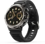 GOBOULT Tuff Hawk 1.39" HD Display , Working Crown, Quick Access Torch Smart watches (BLACK STRAP ,FREE SIZE) (AA1104/105)